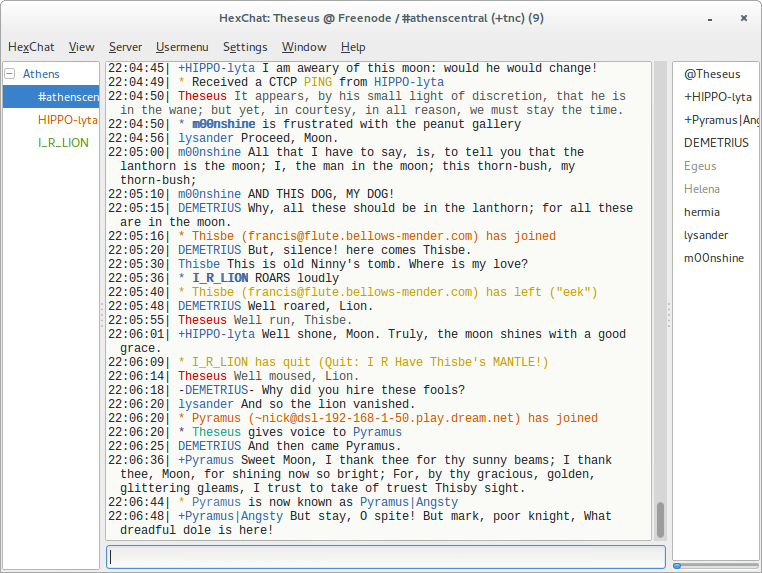 HexChat on GNOME: familiar, and finished